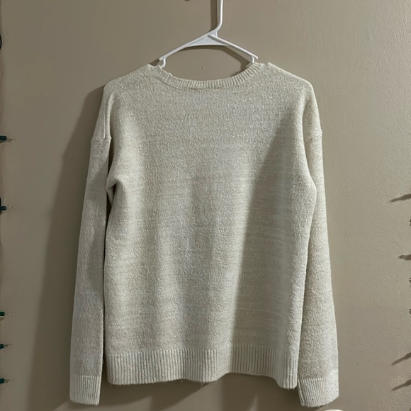 Children’s place cream sweater festive reindeer - Picture 2 of 4